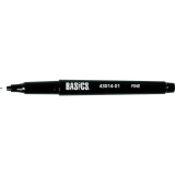 Basics® Nylon Tip Markers Fine Tip Black 12/box