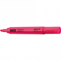 Basics® Highlighters Pink 12/box
