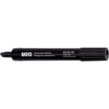 Basics® Permanent Marker Chisel Tip Black 12/box