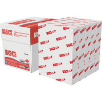 Basics® Premium Multipurpose Paper 96B 20lb 8-1/2" x 11" 'Junion Carton' 500 sheets per pkg, 5 pkg/ctn