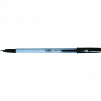 Basics® Stick Pen Fine Black 12/box