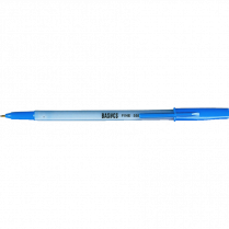 Basics® Stick Pen Fine Blue 12/box