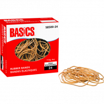 Basics® Latex-Free Rubber Bands #24 4oz (113g 1/4lb)
