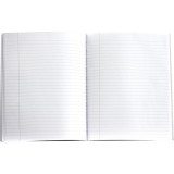 Basics® Hard Cover Flush-Cut Notebook 9" x 7-1/4" 192 pages Black