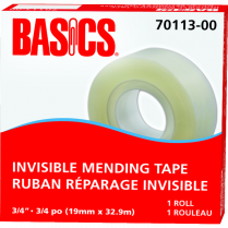 Basics® Invisible Mending Tape Refill 3/4" (19mm x 32.9m)