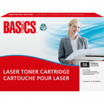 Basics® Remanufactured Toner Cartridge (HP 51A) Black