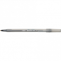 Bic® Round Stic® Pens Medium Point Black 60/box