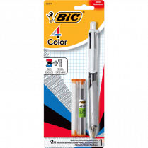 Bic® 4 Color™ 3+1 Retractable Ball Point Pen/Pencil
