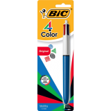Bic® 4 Color™ Retractable Ball Point Pen Medium Tip Black, Blue, Red and Green