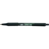 Bic® SoftFeel® Retractable Ball Point Pen Medium Point Black 12/box