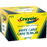 Crayola® Dustless Chalk White 144/box