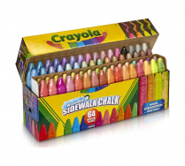 Crayola Ultimate Sidewalk Chalk Collection 64 Set