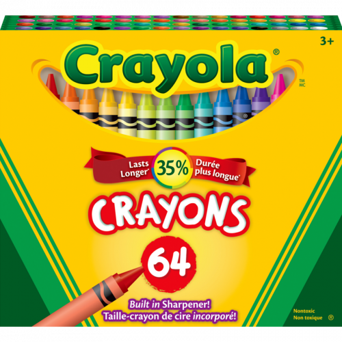 Crayola® Crayons Assorted Colours 64/box Monk Office