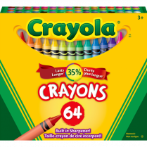 CRAYONS CRAYOLA 64/PACK  