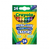 Crayola Ultra-Clean Washable Crayons 24/pkg