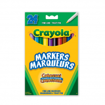 Crayola Colossal Fine Line Markers 24/Set