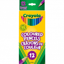 Crayola® Coloured Pencils Assorted Colours 12/pkg