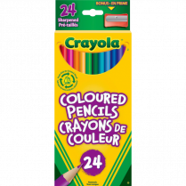 Crayola® Coloured Pencils Assorted Colours 24/pkg