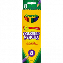 Crayola® Coloured Pencils Assorted Classic Colours 8/pkg