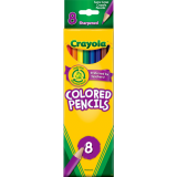 Crayola® Coloured Pencils Assorted Classic Colours 8/pkg