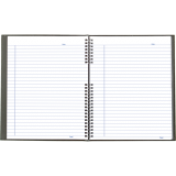 Blueline&reg; NotePro&trade; Notebook Ruled 10-3/4"x8" 150pgs Cool Grey