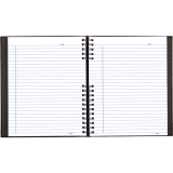 Blueline® NotePro™ Notebook Ruled 10-3/4" x 8-1/2" 300pgs Black