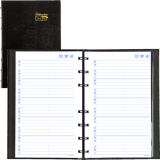 Blueline® NotePro™ Telephone and Address Book 8" x 5" 100 pgs Trilingual Black