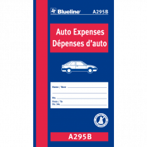 Blueline® Automobile Expense Book 6-3/8" x 3-1/2" Bilingual