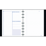 Blueline® NotePro™ Daily Undated Planner 9-1/4" x 7-1/4" 192 pages Bilingual
