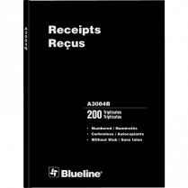 Blueline® Deluxe Receipt Book 3-Part 200 sets