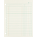 Blueline® A5200 Analysis Pad 10-7/8 x 8-1/2" 3 Column