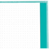 Blueline® NotePro™ Lux Dotted Journal 9-1/4" x 7-1/4" Aqua
