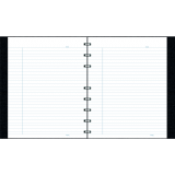 Blueline® NotePro™ Pink Ribbon Notebook 9-1/4" x 7-1/4" 150 pgs Black