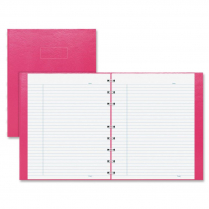 Blueline Pink Ribbon NotePro Notebook 7-1/4" x 9-1/4" Hard Cover Pink