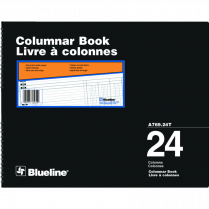 Blueline® A769 Columnar Book 12" x 14-15/16" 24-column