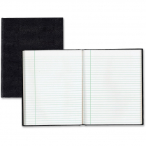 Blueline EcoLogix Executive Notebook 7-1/4" x 9-1/4" Hard Cover Black