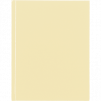 Blueline® Pastel Notebook Hard Cover 9-1/4" x 7-1/4" Vanilla