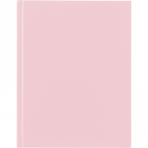 Blueline® Pastel Notebook Hard Cover 9-1/4" x 7-1/4" Rose
