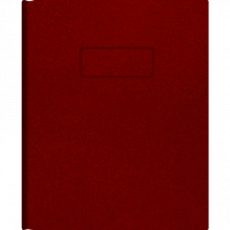 Blueline® Hard Cover Perfect Bound Notebook 9-1/4x7-1/4" 192pgs Ruled with Margin Red