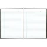 Blueline® Hard Cover Perfect Bound Notebook 9-1/4x7-1/4" 192pgs Ruled with Margin Black
