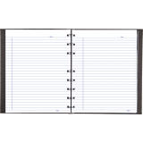 Blueline® NotePro™ Notebook Ruled 9-1/4x7-1/4" 192pgs Black