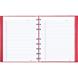 Blueline® NotePro™ Notebook Ruled 9-1/4x7-1/4" 192pgs Red