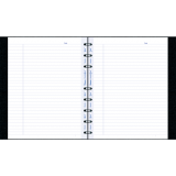 Blueline® MiracleBind™ Notebook 9-1/4" x 7-1/4" 150 pgs Black