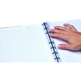 Blueline® MiracleBind™ Notebook 9-1/4" x 7-1/4" 150 pgs Black