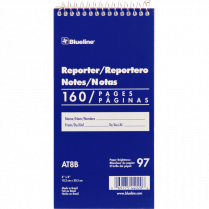 Blueline® Reporter Notes 4" x 8" 160 Pages