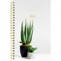 Blueline® Succulent Plant Weekly/Monthly Planner 8" x 5" Bilingual