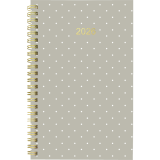 Blueline® Minimalist Weekly/Monthly Planner 12 Month 8"x5" Bilingual Assorted Colours