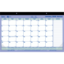 Blueline® Monthly Desk/Wall Calendar 17-3/4"x10-7/8" Bilingual