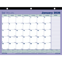 Brownline® Monthly Desk/Wall Calendar 11"x8-1/2" English