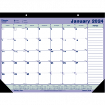 Blueline® Monthly Desk/Wall Calendar 21-1/4" x 16" English
